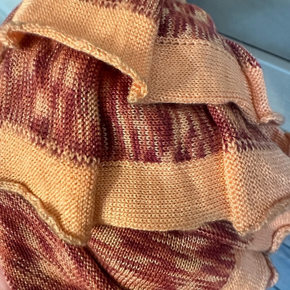 Free People Textured Orange Maxi Skirt - Picture 8 of 8